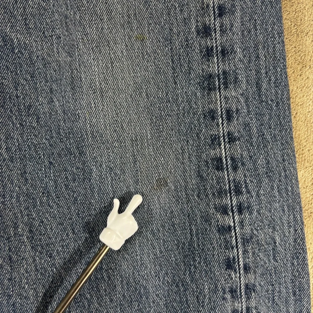 Levi's 501 Original Fit Jeans Mens 32x25 Medium Wash Blue Good Button‎ Fly